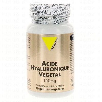 Acide Hyaluronique végétal 150 mg - Complément alimentaire Vit'All Plus - Publicité Acide Hyaluronique végétal 150 mg - Complément alimentaire Vit'All Plus - Publicité