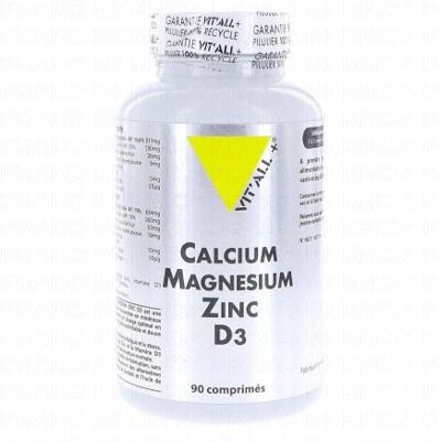 VIT'ALL+ Supplément Calcium Magnésium Zinc D3 - Santé Osseuse - Publicité VIT'ALL+ Supplément Calcium Magnésium Zinc D3 - Santé Osseuse - Publicité