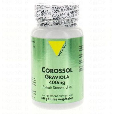 Extrait standardisé de Guanábana 400mg - Complément alimentaire - Publicité Extrait standardisé de Guanábana 400mg - Complément alimentaire - Publicité