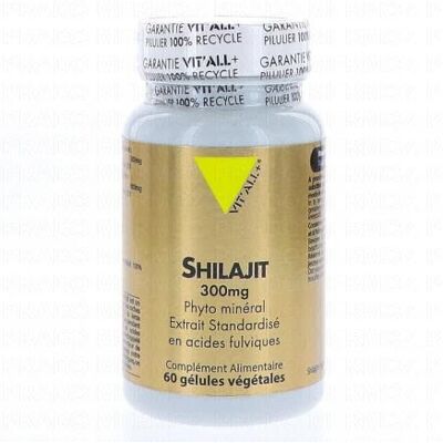 VITALL+ Vit'All+ Shilajit 300mg - Extrait Standardisé X60 Gélules - Publicité VITALL+ Vit'All+ Shilajit 300mg - Extrait Standardisé X60 Gélules - Publicité