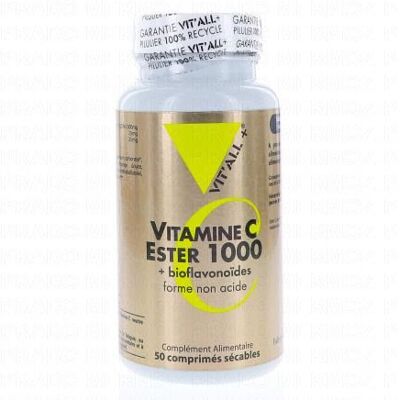 Vit'All+ Vitamine C Ester 1000mg - Vitamines & Suppléments - Publicité Vit'All+ Vitamine C Ester 1000mg - Vitamines & Suppléments - Publicité