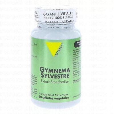 VITALL+ Vit'All+ Gymnema Sylvestre Extrait Standardisé X60 Gélules - Publicité VITALL+ Vit'All+ Gymnema Sylvestre Extrait Standardisé X60 Gélules - Publicité