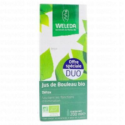 Weleda Jus De Bouleau Bio Lot 2 X 200ml - Publicité Weleda Jus De Bouleau Bio Lot 2 X 200ml - Publicité