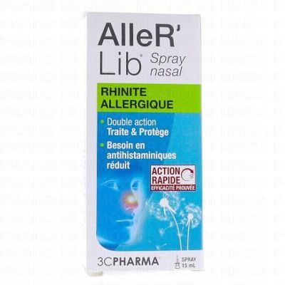 3CPHARMA 3c Pharma Aller'Lib - Spray Nasal 15ml - Publicité 3CPHARMA 3c Pharma Aller'Lib - Spray Nasal 15ml - Publicité