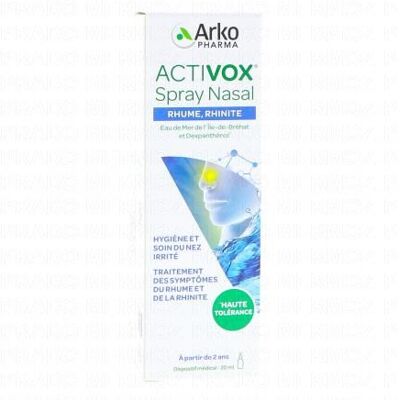 Arkopharma Activox - Spray Nasal 20ml - Publicité Arkopharma Activox - Spray Nasal 20ml - Publicité