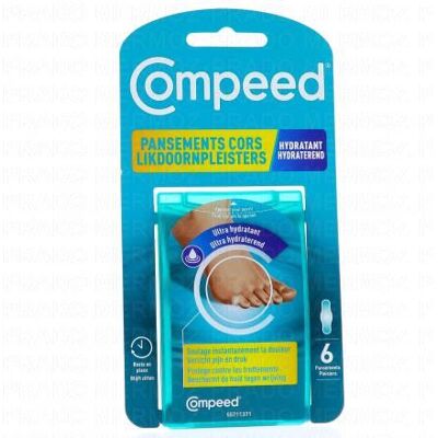 Compeed Pansement Cors Hydratant Boite De 6 - Publicité Compeed Pansement Cors Hydratant Boite De 6 - Publicité