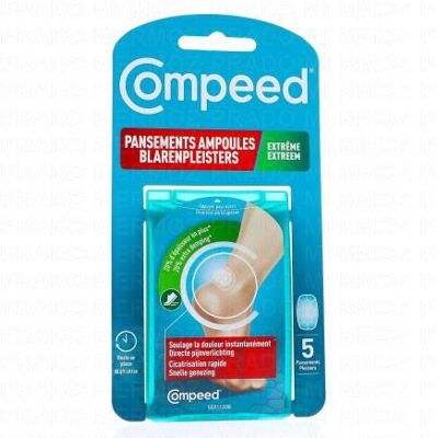 Compeed Pansements Ampoules Extrême Boite De 5 - Publicité Compeed Pansements Ampoules Extrême Boite De 5 - Publicité