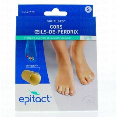 Epitact Digitubes Épithélium 26 Cors Et Oeils De Perdrix Lot De 3 Small - Publicité Epitact Digitubes Épithélium 26 Cors Et Oeils De Perdrix Lot De 3 Small - Publicité