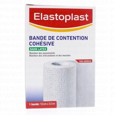 Elastoplast Bande De Contention Cohésive 3.5m X 10cm - Publicité Elastoplast Bande De Contention Cohésive 3.5m X 10cm - Publicité