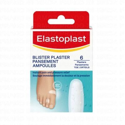 Elastoplast Pieds - Pansement S.O.S Ampoule Orteils X 6 - Publicité Elastoplast Pieds - Pansement S.O.S Ampoule Orteils X 6 - Publicité