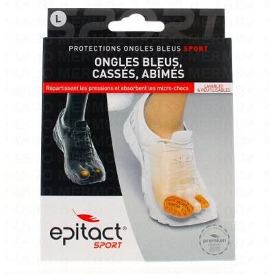 Epitact Sport Protection Ongles Bleus, Cassés, Abimés Taille L - Publicité Epitact Sport Protection Ongles Bleus, Cassés, Abimés Taille L - Publicité