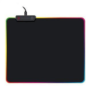 OMEGA VARR PRO-GAMING TAPIS DE SOURIS 250X300X4MM LED EDGE NOIR