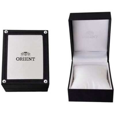 MONTRE ORIENT STRETTO SUN MOON ACIER MARRON - Publicité MONTRE ORIENT STRETTO SUN MOON ACIER MARRON - Publicité