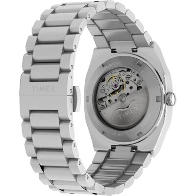 MONTRE TIMEX E-LINE AUTOMATIQUE 38MM CADRAN ARGENT - Publicité MONTRE TIMEX E-LINE AUTOMATIQUE 38MM CADRAN ARGENT - Publicité