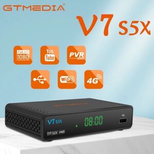 TOMTOP GTMEDIA V7 S5X DVB-S/S2/S2X récepteur de Signal décodeur H.265 décodeur USB WiFi récepteur de télévision numérique Tuner sortie péritel - Publicité