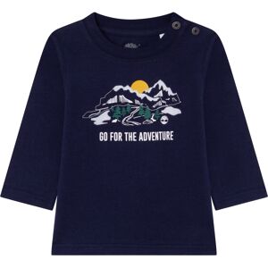 TIMBERLAND T-shirt à motifs en coton GARCON 3A Bleu - Publicité