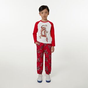 Kenzo KIDS Pantalon imprimé GARCON 12A Rouge - Publicité