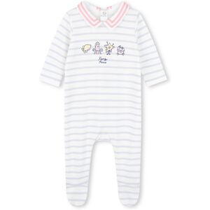 Kenzo KIDS Pyjama rayé avec imprimé FILLE 9M Blanc - Publicité