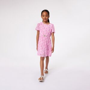 MICHAEL KORS Robe de cérémonie plissée FILLE 4A Rose - Publicité