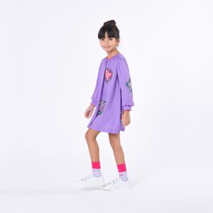 MARC JACOBS Robe fantaisie en crêpe FILLE 4A Violet - Publicité