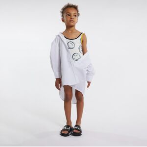 MARC JACOBS Robe chemise en popeline FILLE 4A Blanc - Publicité