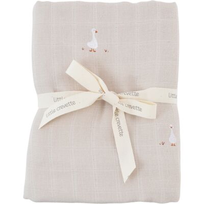 LITTLE CREVETTE Maxi-lange bébé coton bio* imprimé Nils - Publicité LITTLE CREVETTE Maxi-lange bébé coton bio* imprimé Nils - Publicité