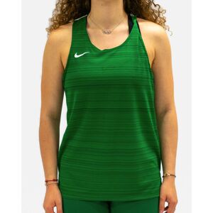 Nike Dry Miler Singlet pour femme Discipline : Athlétisme Taille : M Couleur : Pine Green Vert M female