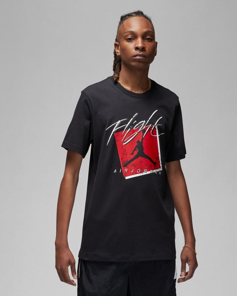 T-shirt Nike Jordan Noir Homme - DX9593-010 Noir M male