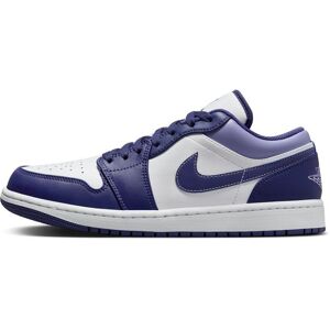 Nike Chaussures Nike Air Jordan 1 Low Violet & Blanc Homme - 553558-515 Violet & Blanc 11 male