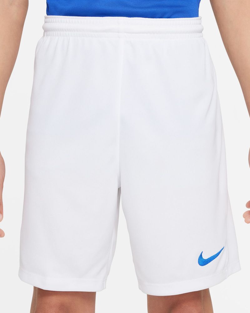Short Nike Park III Blanc & Bleu Royal Enfant - BV6865-104 Blanc & Bleu Royal XS unisex
