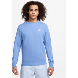 Nike Sweat-shirt Nike Sportswear Club Fleece Bleu & Blanc Homme - BV2662-450 Bleu & Blanc S male