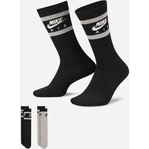 Nike Chaussettes Nike Everyday Noir & Gris Unisexe - DH6170-902 Noir & Gris M unisex