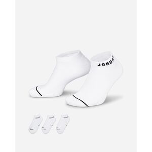 Nike Lot de 3 paires de chaussettes Nike Jordan Blanc Adulte - DX9656-100 Blanc L male