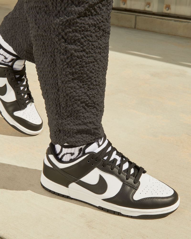 Chaussures Nike Dunk Low Retro Blanc & Noir Homme - DD1391-100 Blanc & Noir 9.5 male