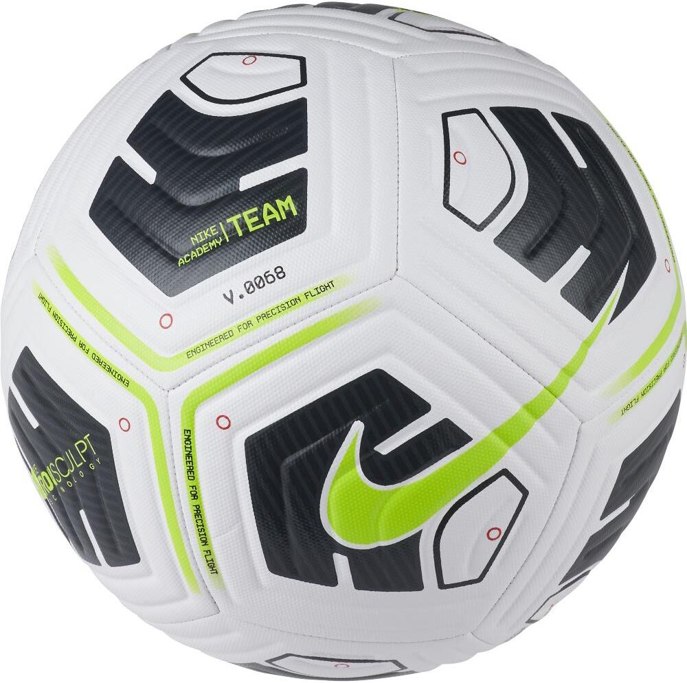 Ballon de football Nike Academy Team Blanc & Jaune Fluo Unisexe - CU8047-100 Blanc & Jaune Fluo 3 unisex