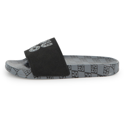 Hugo - Claquettes En Simili - Black - Garçon - Taille 27 BLACK taille 27 male - Publicité Hugo - Claquettes En Simili - Black - Garçon - Taille 27 BLACK taille 27 male - Publicité