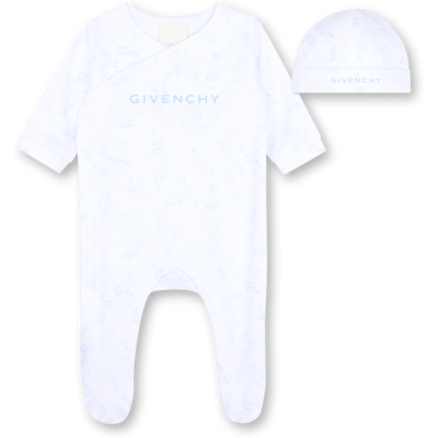 Givenchy - Ensemble De Nuit - Blanc Bleu - Garçon - 12 Mois BLANC BLEU 12 mois male - Publicité Givenchy - Ensemble De Nuit - Blanc Bleu - Garçon - 12 Mois BLANC BLEU 12 mois male - Publicité