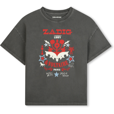 Zadig & Voltaire - T-shirt Oversize Imprimé - Black - Fille - 10 Ans BLACK 10 ans female - Publicité Zadig & Voltaire - T-shirt Oversize Imprimé - Black - Fille - 10 Ans BLACK 10 ans female - Publicité