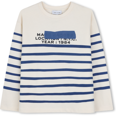 Marc Jacobs - Tee-shirt Manches Longues - Craie - Garçon - 6 Ans CRAIE 6 ans male - Publicité Marc Jacobs - Tee-shirt Manches Longues - Craie - Garçon - 6 Ans CRAIE 6 ans male - Publicité