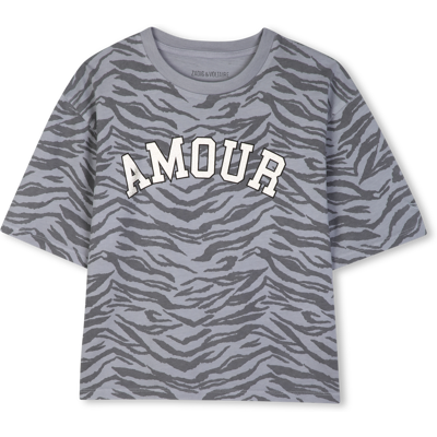 Zadig & Voltaire - Tee-shirt Manches Courtes - Storm Grey - Fille - 12 Ans STORM GREY 12 ans female - Publicité Zadig & Voltaire - Tee-shirt Manches Courtes - Storm Grey - Fille - 12 Ans STORM GREY 12 ans female - Publicité