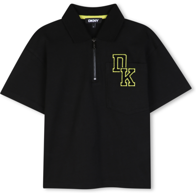Dkny - Polo Manches Courtes - Black - Garçon - 5 Ans BLACK 5 ans male - Publicité Dkny - Polo Manches Courtes - Black - Garçon - 5 Ans BLACK 5 ans male - Publicité