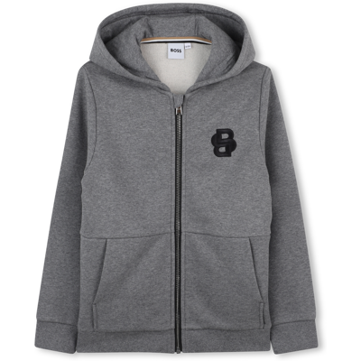 Boss - Cardigan À Capuche - Gris Chine - Garçon - 12 Ans GRIS CHINE 12 ans male - Publicité Boss - Cardigan À Capuche - Gris Chine - Garçon - 12 Ans GRIS CHINE 12 ans male - Publicité