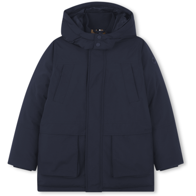 Boss - Parka Longue À Capuche - Bleu Cargo - Garçon - 4 Ans BLEU CARGO 4 ans male - Publicité Boss - Parka Longue À Capuche - Bleu Cargo - Garçon - 4 Ans BLEU CARGO 4 ans male - Publicité