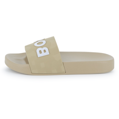 Boss - Claquettes Siglées - Sand - Garçon - Taille 31 SAND taille 31 male - Publicité Boss - Claquettes Siglées - Sand - Garçon - Taille 31 SAND taille 31 male - Publicité