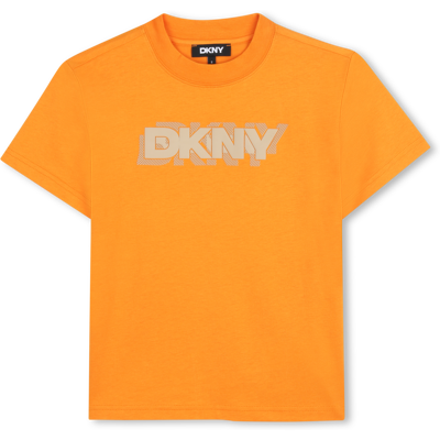 Dkny - Tee-shirt Manches Courtes - Orange - Garçon - 6 Ans ORANGE 6 ans male - Publicité Dkny - Tee-shirt Manches Courtes - Orange - Garçon - 6 Ans ORANGE 6 ans male - Publicité