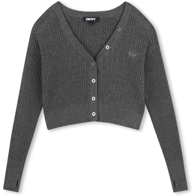 Dkny - Cardigan En Tricot - Gris Chine - Fille - 6 Ans GRIS CHINE 6 ans female - Publicité Dkny - Cardigan En Tricot - Gris Chine - Fille - 6 Ans GRIS CHINE 6 ans female - Publicité
