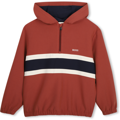 Boss - Sweat-shirt À Capuche - Burnt Red - Garçon - 5 Ans BURNT RED 5 ans male - Publicité Boss - Sweat-shirt À Capuche - Burnt Red - Garçon - 5 Ans BURNT RED 5 ans male - Publicité