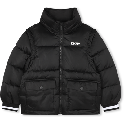 Dkny - Doudoune Avec Manches Amovibles - Black - Unisexe - 6 Ans BLACK 6 ans unisex - Publicité Dkny - Doudoune Avec Manches Amovibles - Black - Unisexe - 6 Ans BLACK 6 ans unisex - Publicité