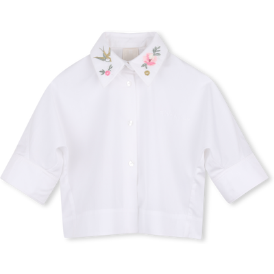 Givenchy - Chemise Manches Mi Longues - Blanc - Fille - 6 Ans BLANC 6 ans female - Publicité Givenchy - Chemise Manches Mi Longues - Blanc - Fille - 6 Ans BLANC 6 ans female - Publicité