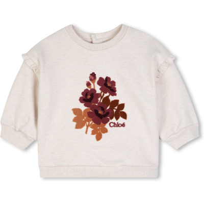 Chloe - Sweat-shirt - Ecru Chine - Fille - 18 Mois ECRU CHINE 18 mois female - Publicité Chloe - Sweat-shirt - Ecru Chine - Fille - 18 Mois ECRU CHINE 18 mois female - Publicité